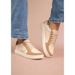 NEW MAKERS party like a rockstar tennis shoes in nude leopard